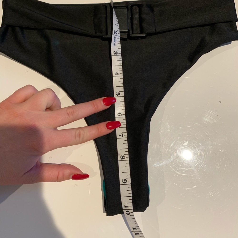 Sexy Black Buckle Bikini 👙 - Picture 6 of 7